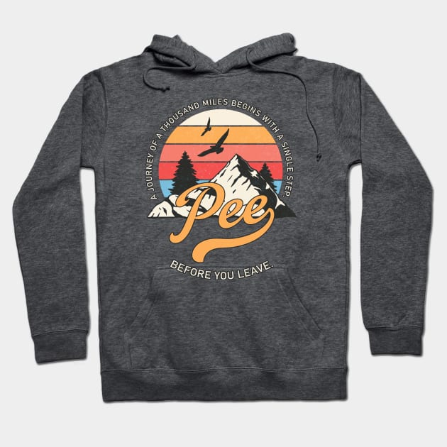 A Journey of A Thousand Miles... Hoodie by Doc Multiverse Designs